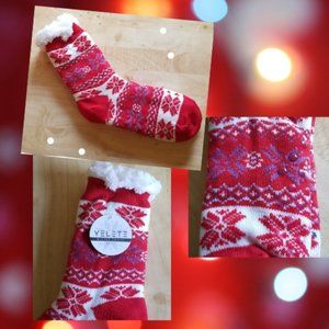 NWT Women's Holiday Winter Socks Yelete Sz 9-11